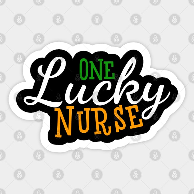 One Lucky Nurse Sticker by kirkomed